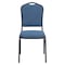 National Public Seating Stack Chair, Fabric, Natural Blue 9374-BT - alternate 9